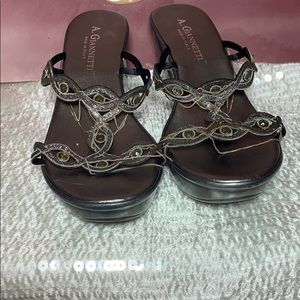 Jeweled sandals